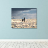 キャンバス上の完璧な嵐 キャンバスプリント (インサイチュ (ウッドフロア))