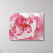キャンバス上の柔エレガントらかいピンクの牡丹の写真 キャンバスプリント (正面)
