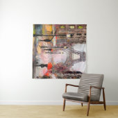 キャンバス上の油絵、パリの通りビュー。アート タペストリー (インサイチュ(横))