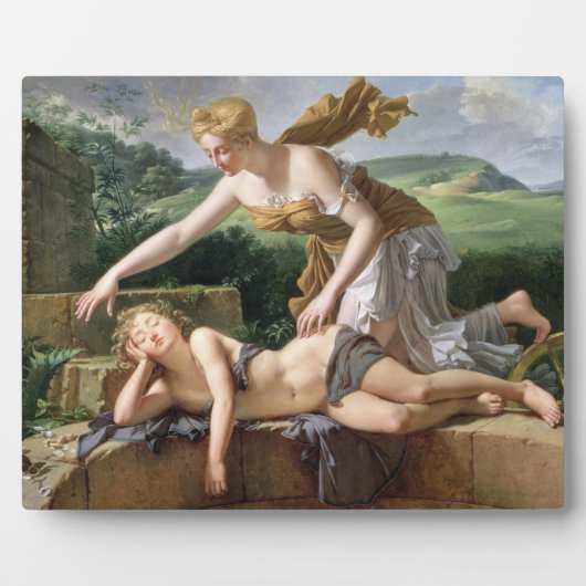 『キャンバス上の油』 フォトプラーク (正面)