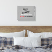 キャンバス上の画像 – 10インチx 8インチ(厚さ。75インチ) キャンバスプリント (インサイチュ (寝室))