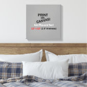 キャンバス上の画像 – 12インチx 12インチ（厚さ2.5インチ） キャンバスプリント (インサイチュ (寝室))