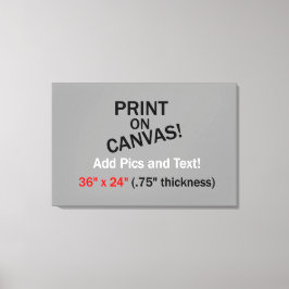 キャンバス上の画像 – 36インチx 24インチ（厚さ。75インチ） キャンバスプリント