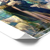 キャンバス上の良い羊飼いc.1900 ポスター (角)