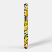 キャンバス上の表現力豊かなエンボス加工の絵具で、 iPhoneケース (右側面)