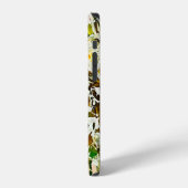 キャンバス上の表現力豊かなエンボス加工の絵具で、 iPhoneケース (左側面)