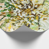 キャンバス上の表絵を描現エンボス、を使用して作成 ラッピングペーパー (角)