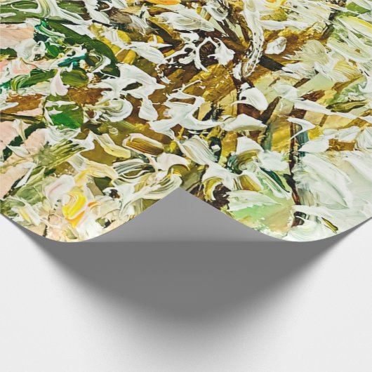 キャンバス上の表絵を描現エンボス、を使用して作成 ラッピングペーパー (角)