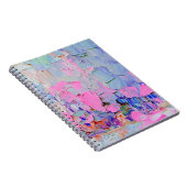 キャンバス上の表絵を描示的なエンボス、次を使用して作成 ノートブック (右側)