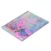 キャンバス上の表絵を描示的なエンボス、次を使用して作成 ノートブック (左側)