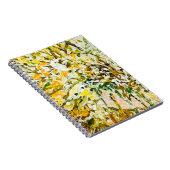 キャンバス上の表絵を描示的なエンボス、次を使用して作成 ノートブック (右側)