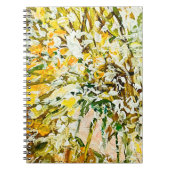 キャンバス上の表絵を描示的なエンボス、次を使用して作成 ノートブック (正面)