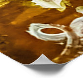 キャンバス上の表絵を描示的なエンボス、次を使用して作成 ポスター (角)