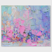 キャンバス上の表絵を描示的なエンボス、次を使用して作成 ラッピングペーパー (フラット)