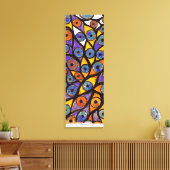 キャンバス上の複数の目 キャンバスプリント (インサイチュ (リビング))