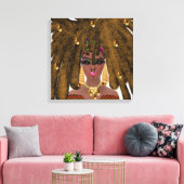 キャンバス上の黒いアート キャンバスプリント (インサイチュ (リビング))