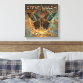 キャンバス上の黒い蝶のアートワーク キャンバスプリント (インサイチュ (寝室))