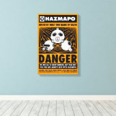 キャンバス上クラシックのハズのポスター(B1_All 3) キャンバスプリント (インサイチュ (ウッドフロア))