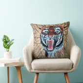 キャンバス上絵を描の虎の手 クッション (椅子)