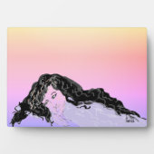 キャンバス付きイーゼル：あなたの考え フォトプラーク (正面)