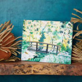 キャンバス付きテーブルイーゼル：朝露 フォトプラーク (側面)