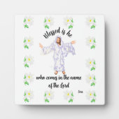 キャンバス付き卓上イーゼル賛美:彼。 フォトプラーク (正面)