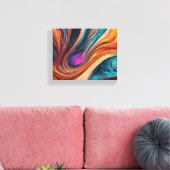 キャンバス印刷と混合カラーデザイン キャンバスプリント (インサイチュ (リビング))