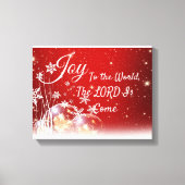 キャンバス印刷の喜びを世界のクリスマスに キャンバスプリント (正面)