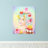 キャンバス印刷の甘い夢 キャンバスプリント (インサイチュ (ウッドフロア))