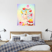 キャンバス印刷の甘い夢 キャンバスプリント (インサイチュ (寝室))
