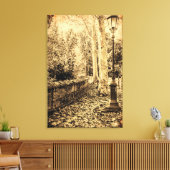 キャンバス印刷の風景に対する古い効果の写真 キャンバスプリント (インサイチュ (リビング))