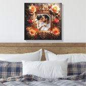 キャンバス印刷フォトフレーム(ヴィンテージバラ) キャンバスプリント (インサイチュ (寝室))