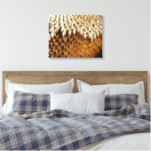 キャンバス印刷 – ひまわり種子 キャンバスプリント (インサイチュ (寝室))