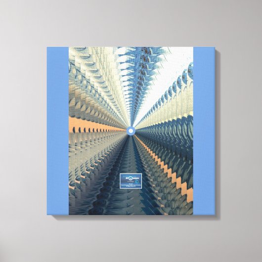 キャンバス印刷(インジゴシルバーL.) RFPMDesigns ©️ 2024 キャンバスプリント (正面)