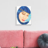 キャンバス印刷「マドンナ・オブ・ザ・ブルー・ライト」 ©2008 キャンバスプリント (インサイチュ (リビング))