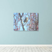 キャンバス印刷 – 春熟考 キャンバスプリント (インサイチュ (ウッドフロア))