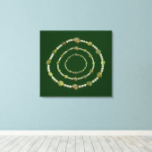 キャンバス印刷 – 真珠と石 キャンバスプリント (インサイチュ (ウッドフロア))