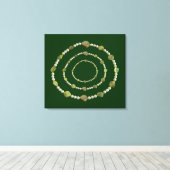 キャンバス印刷 – 真珠と石 キャンバスプリント (インサイチュ (ウッドフロア))