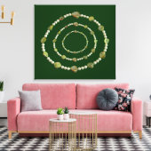 キャンバス印刷 – 真珠と石 キャンバスプリント (インサイチュ (リビング))