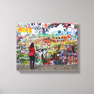 キャンバス印刷 – John Lennon Wall, Prague キャンバスプリント