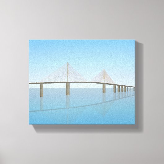 キャンバス印刷: Sunshine Skyway Bridge キャンバスプリント (正面)