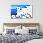 キャンバス小（24.00 x 16.00インチ）、1.5インチ、独身のOia キャンバスプリント (インサイチュ (寝室))