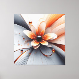 キャンバス抽象芸術フローラウォールアート キャンバスプリント