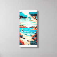 キャンバス自然アート