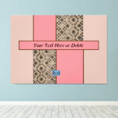 キャンバス2（桃LED S.C.C.） RFPMDesigns ©️ 2023/4 キャンバスプリント (インサイチュ (ウッドフロア))