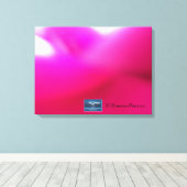 キャンバス2 (FuchsiaTwist) RFPMDesigns ©️ 2012 キャンバスプリント (インサイチュ (ウッドフロア))