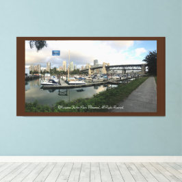 キャンバス3ブラウン（水辺52）RFPMDesigns ©️ 2019/24 キャンバスプリント