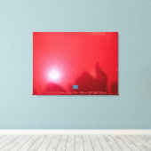 キャンバス3 (DeepPinkBellFlower) RFPMDesigns ©️ 2012/24 キャンバスプリント (インサイチュ (ウッドフロア))