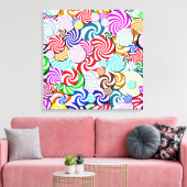 キャンバス – 包まれた - Candy Collage (インサイチュ (リビング))