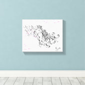 キャンバス：始まり キャンバスプリント (インサイチュ (ウッドフロア))